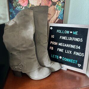 Fergalicious Lexy Mid-Height Western Boot - EUC